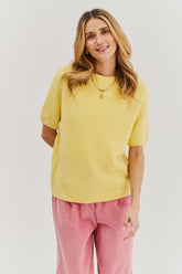 Sunshine short sleeve sweater